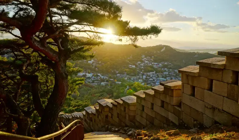 Bugaksan Mountain Peak Historical Trekking Tour - main view