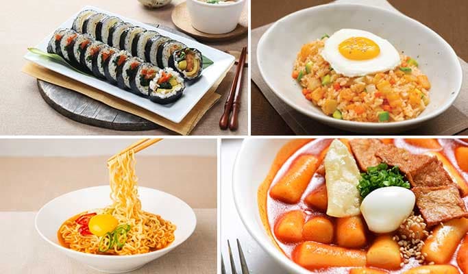 Food Delivery Service: Gimbap / Kimchi Fried Rice / Tteokbokki and Other Popular Snack in Korea - main view