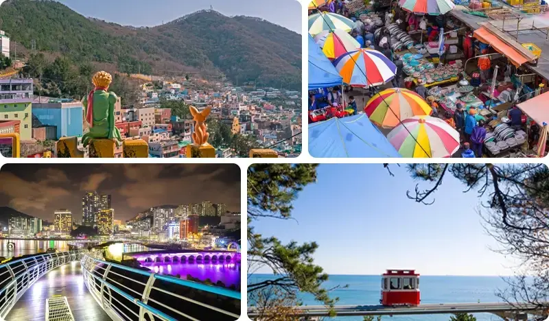 Busan Old Town & Sky Capsule Sunset/ Night View 1 Day Tour - main view