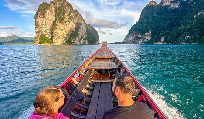 Khao Sok Cheow Lan Lake + Coral Cave 1 Day Tour  (+ Longtail boat/ Kayak/ Bamboo Rafting) (+ Lunch) (+ Hotel Transfer) - From Khao Sok/ Khao Lak - main view