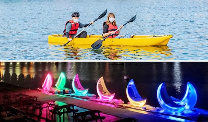 Clear Kayak/ Moon Boat at Ozori Leisure Park near Seongsan Sunrise Peak, Jeju - main view