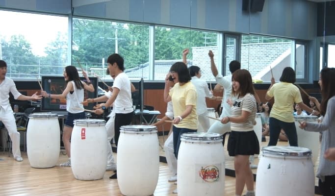 Korean Percussion Performance Class - main view