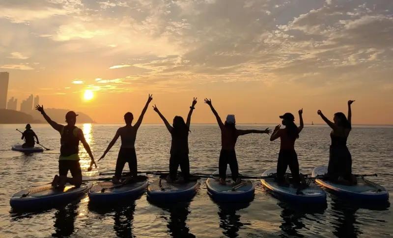 Sunrise SUP (Stand Up Paddleboarding) & Breakfast at Gwangalli Beach, Busan - main view