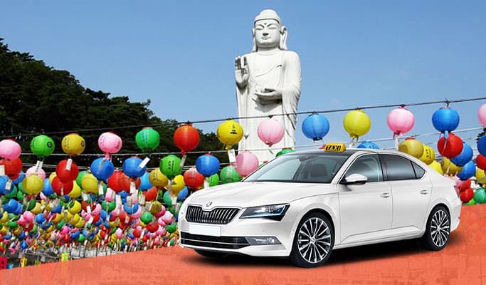 在大邱租一輛帶司機的計程車 - 大邱出租車之旅（最多 4 名乘客） - main view