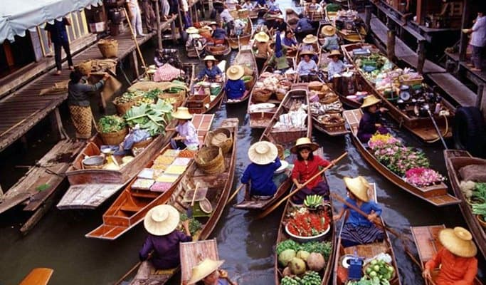 Damnoen Saduak/Maeklong Railway/Amphawa 1 Day Private Taxi Tour - from Bangkok - main view