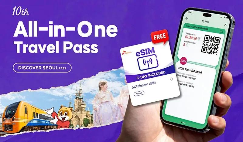 Discover Seoul Mobile Pass (Pass 72/120 Jam/ Pass Pilih 3) (+ termasuk eSIM 5 hari) - main view