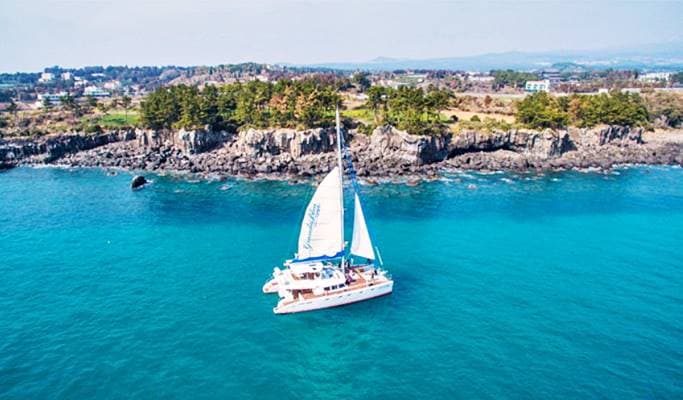 Jeju Luxury Yacht Tour by Grande Bleu Yacht - Day Cruise/ Sunset Cruise - main view