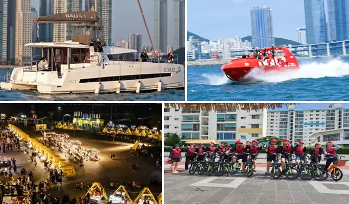 Water Sports & Cycling 1 Day Tour at Gwangalli Beach, Busan - main view