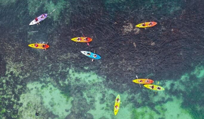 Water Sports at Hado Beach, Jeju Island - Kayaking/ Snorkeling/ SUP/ Speedboat Ride - main view