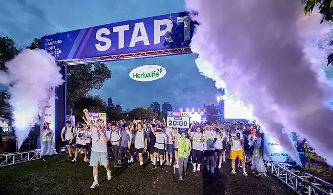 2025 年漢江夜間健走14公里 — 汝矣島漢江公園（8月2日） - main view