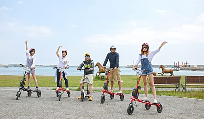 Jeju 3-Wheel Electric Scooter Rental Discount Ticket - main view