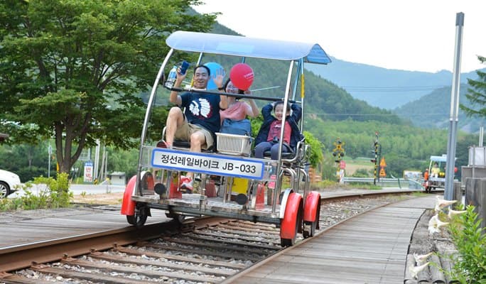 Jeongseon Rail Bike Ticket - main view