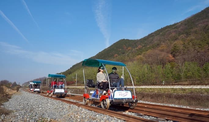 Jeonju Hanok Rail Bike Ticket - main view