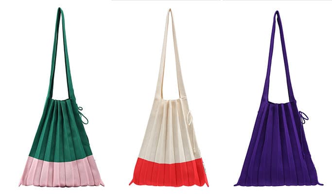 Korea Proxy Shopping: Joseph & Stacey Lucky Pleats Knit Bag (M Size) - main view