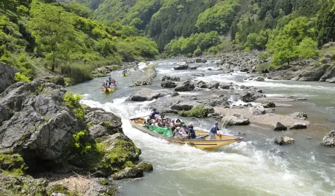 Kyoto Kameoka Hozugawa River Boat Ride Ticket (Join-in / Private Charter Boat Ride) - main view