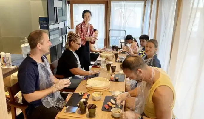 Kyoto Private Walking Tour &  Sushi Making Experience with Licensed Guide - main view