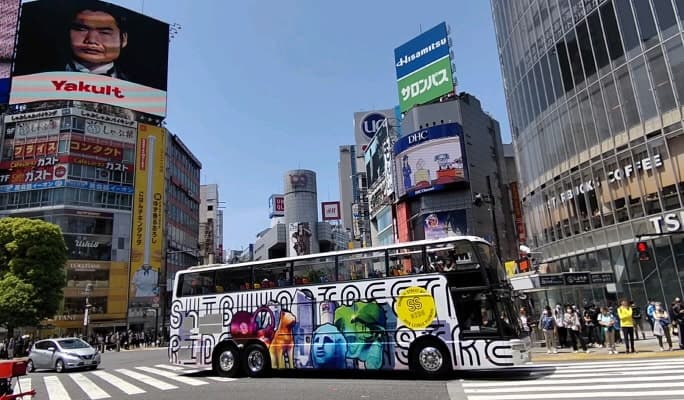 SHIBUYA STREET RIDE Sightseeing Bus Tour - Shibuya Discovery Route - main view