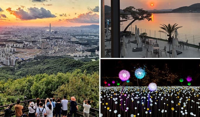 Gyeonggi Night View Tour: UNESCO Namhansanseong & Starlight Garden OOOZOOO Light Festival 1 Day Tour (Oct~Nov) - main view