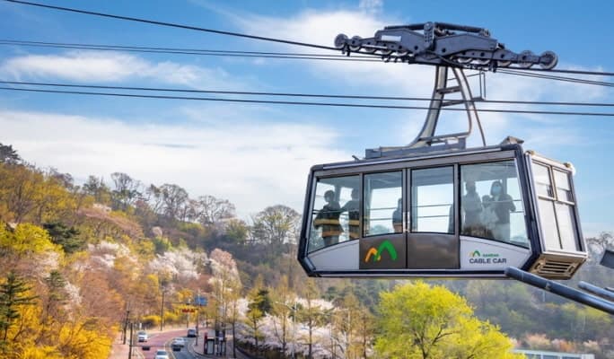 N Seoul Tower Namsan Cable Car Weekdays Round-trip Ticket - main view