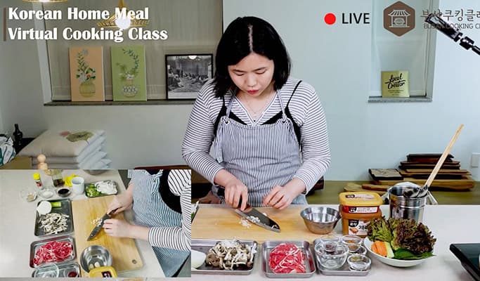 [Online] Korean Home Party Food Cooking Class with Korean Chef - main view
