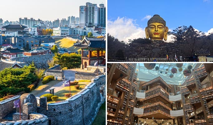 Suwon Hwaseong Fortress + Waujeongsa Temple + Starfield Library 1 Day Tour - from Seoul - main view