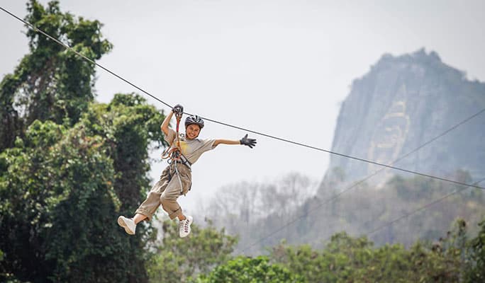 Tarzan Adventure Pattaya Zip line - main view