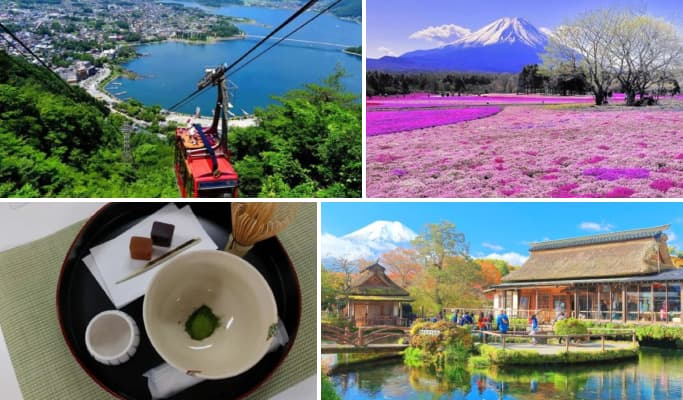 Mt. Fuji Special: Panoramic Ropeway (Cable Car) + Lake Kawaguchi & Matcha Experience + Oshino Hakkai 1 Day Tour from Tokyo - main view