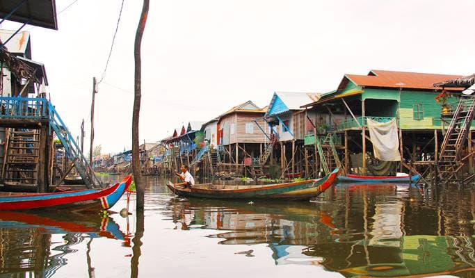 Siem Reap Tonle Sap Lake & Chong Khneas Floating Market Tour (Half Day) - main view