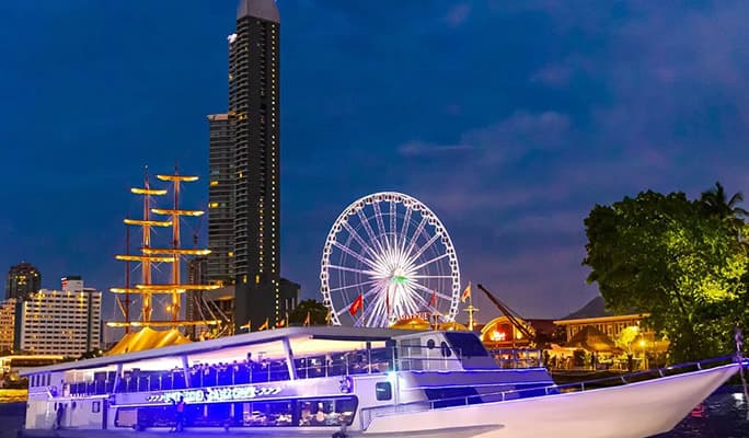 VELA Dinner Cruise in Bangkok (+ Free-Flow Beer) (+ International & Thai Buffet) - main view