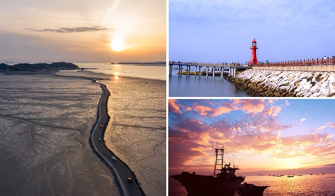 West Sea Sunset Tour: Jebudo Sea Parting Water Walk + West Sea Ports 1 Day Tour (+fishing option) (Join-in/Private) - main view