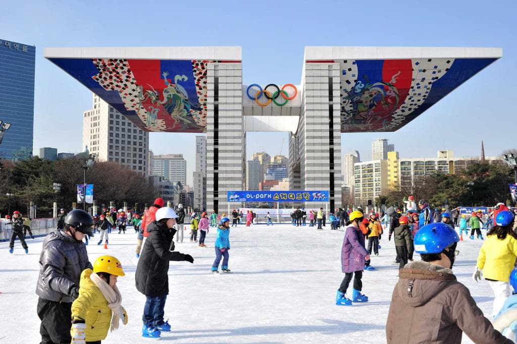 Olympic Park Ice Skating Rink 올림픽공원 아이스 스케이트 링크