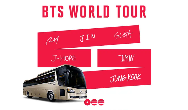 2026 BTS WORLD TOUR BUSAN Concert Round-trip Shuttle Bus from/to Seoul & Busan (June 12~13) - main view