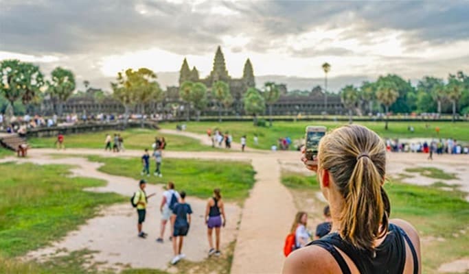 Angkor 3 Temples + Preah Khan Sunrise & Bike Tour (Half Day) - main view