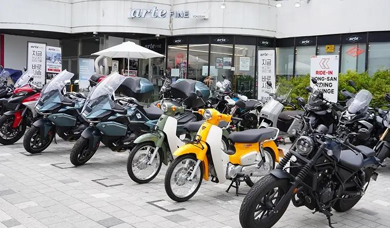 Motorcycle Rental in Yongsan, Seoul (Hourly/ Daily) - main view