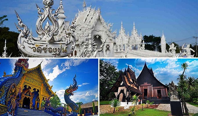 Chiang Rai White Temple + Black House + Blue Temple 1 Day Tour - from Chiang Mai (Join-in/Private) - main view