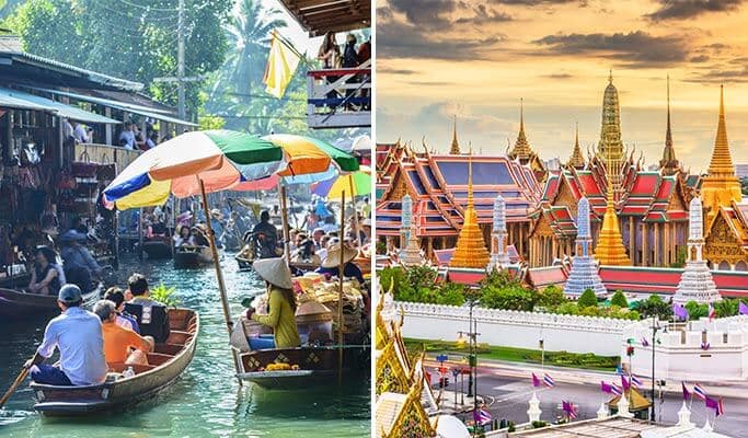 Damnoen Saduak Floating Market & Grand Palace 1 Day Tour - from Bangkok - main view