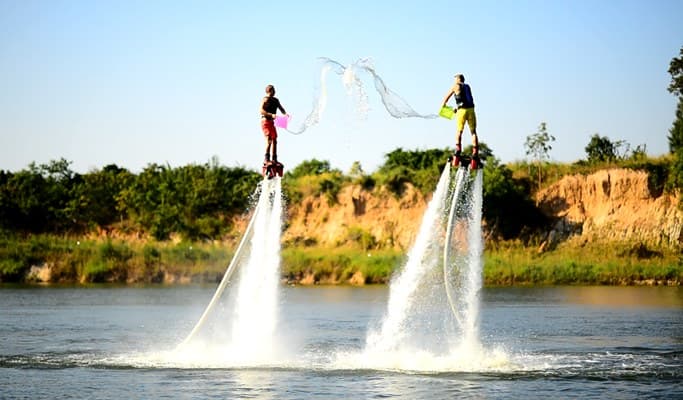 Flyboarding in Pattaya - main view