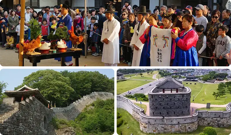 Namhansanseong/Suwon Hwaseong Fortress UNESCO Site & Korean Folk Village 1 Day Private Tour from Seoul - main view