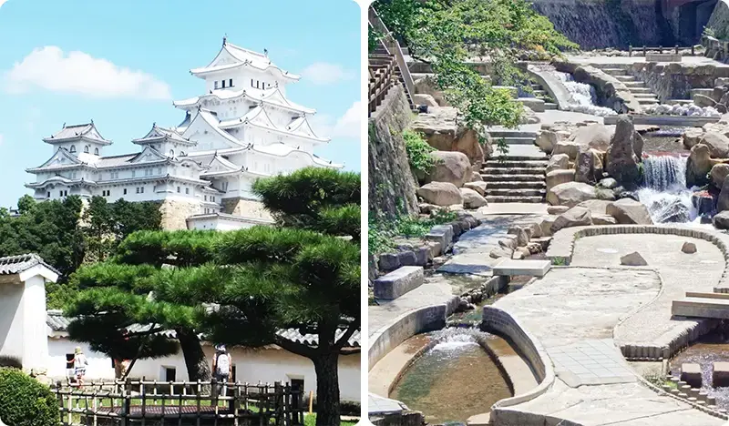 Himeji Castle & Arima Onsen 1 Day Tour with English/Chinese Guide - from Osaka - main view