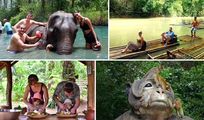 Khao Sok Elephant Sanctuary + Bamboo Rafting + Cooking Class 1 Day Tour (+  Lunch) (+ Hotel Transfer) - From Khao Lak/ Khao Sok/ Phuket/ Krabi (Join-in/Private) - main view