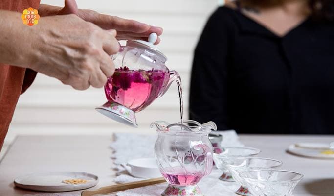 韓国のフラワーティー(Flower Tea)文化体験 - main view