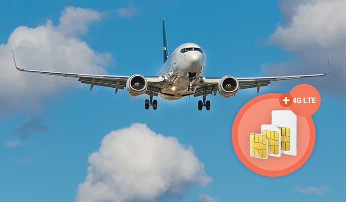 Korea 4G/LTE SIM Card: Unlimited Data+Voice+SMS (20~30 days) - Pick up from within Quarantine Inspection Area at Incheon Airport T1 Only - main view