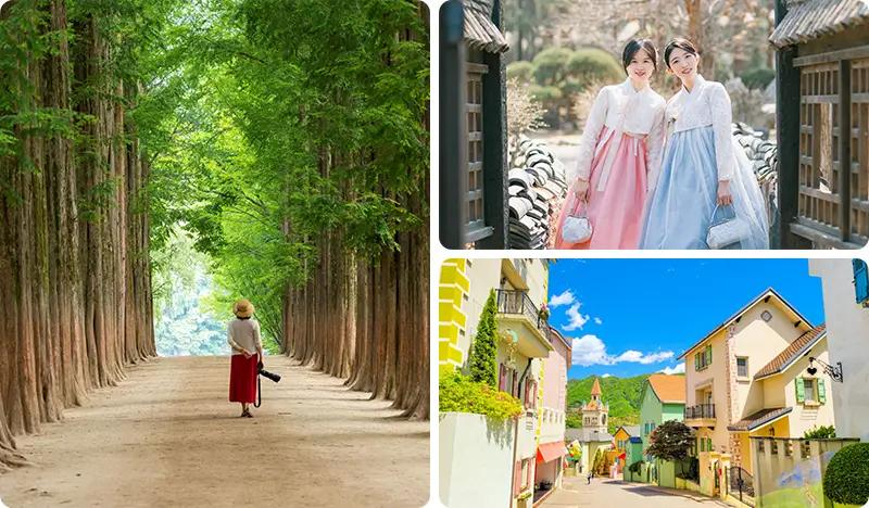 Nami Island + Hanbok Experience + Edelweiss Swiss Theme Park 1 Day Tour from Seoul - main view