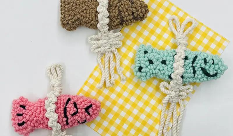 Make Your Own Korean Traditional Lucky Dried Pollack with Punch Needle Embroidery in Seoul - main view