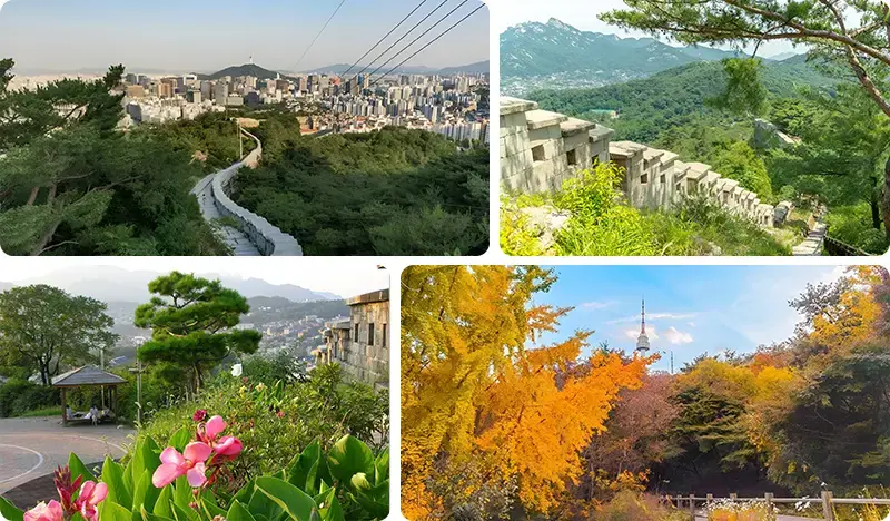 Private Seoul Fortress Wall Trekking Tour: Mt. Inwangsan + Mt. Bugaksan + Naksan Park + Namsan Park - main view