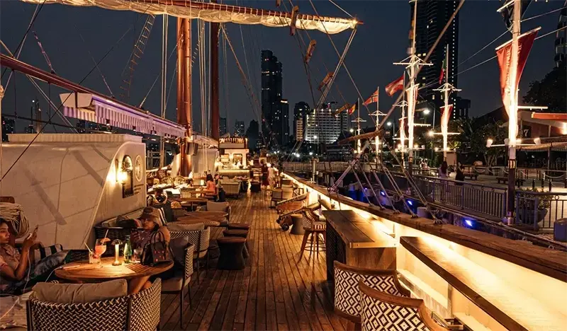 Sirimahannop Tall Ship Restaurant at Asiatique The Riverfront, Bangkok - main view
