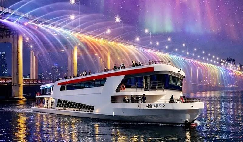 Seoul Hangang River Starlight Aurora Cruise from Yeouido