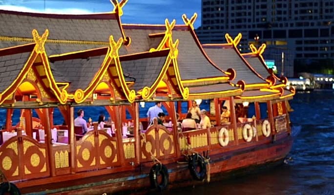 Wan Fah Dinner Cruise Bangkok (+Transfer option) - Course Meal - main view